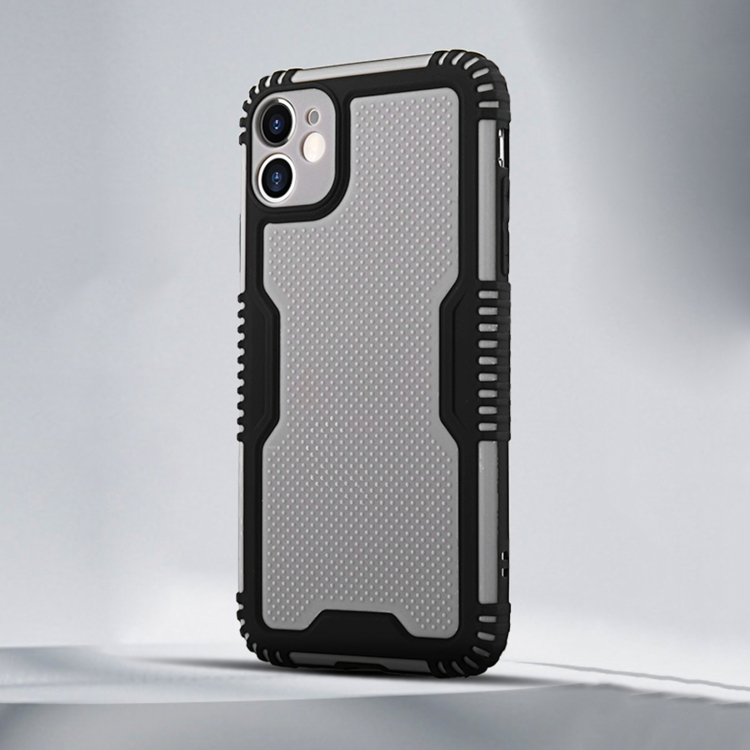 

Two-color PC + TPU Phone Case For iPhone 13 mini(Black)