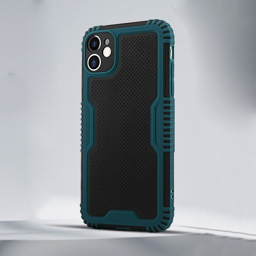 

Two-color PC + TPU Phone Case For iPhone 13(Green)