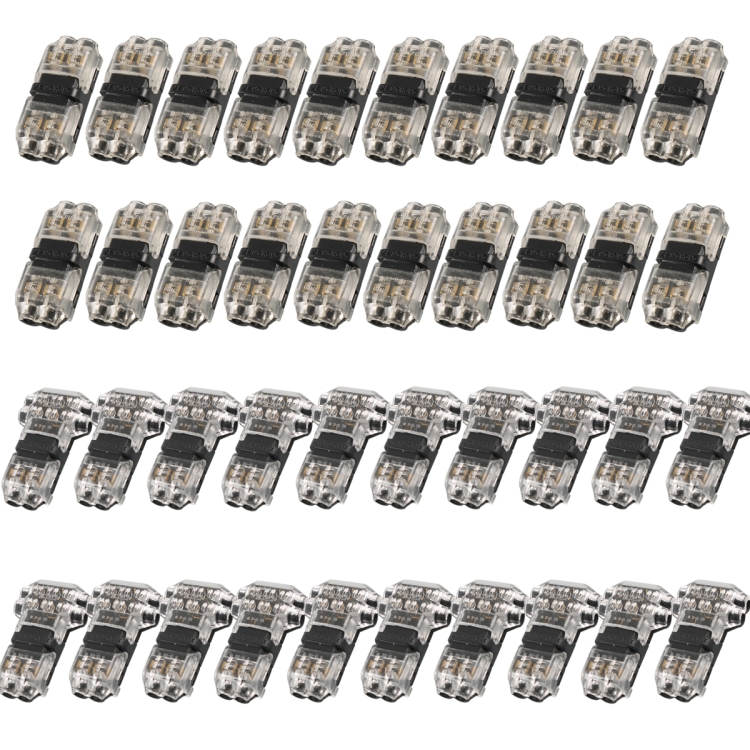 

A6538 40 in 1 Car T-type + H-typeTransparent Stripping-free Terminal Block