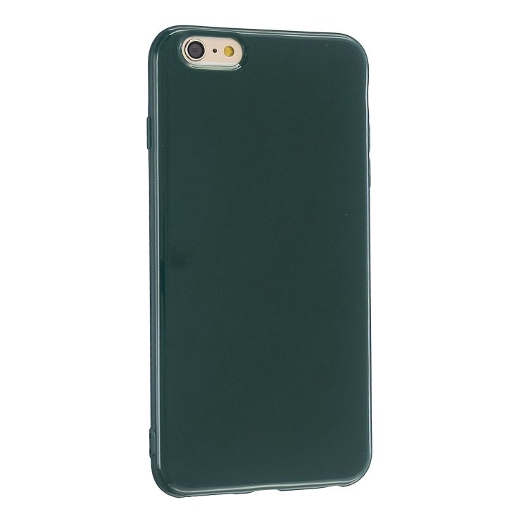 

For iPhone 6 Plus 2.0mm Thick TPU Candy Color Protective Case(Dark Green)