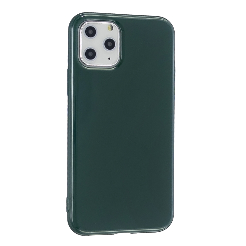 

For iPhone 11 Pro 2.0mm Thick TPU Candy Color Protective Case(Dark Green)