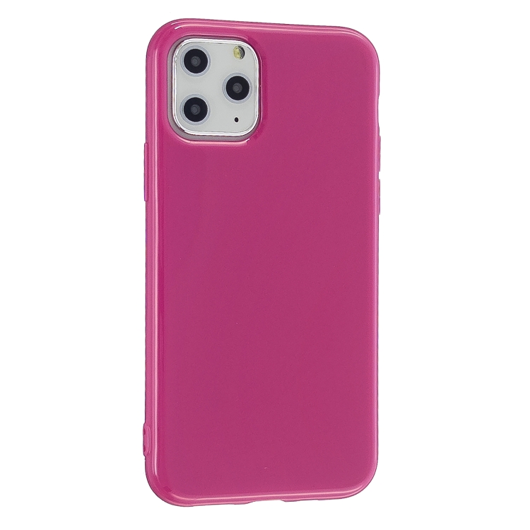 

For iPhone 11 Pro Max 2.0mm Thick TPU Candy Color Protective Case(Rose Red)