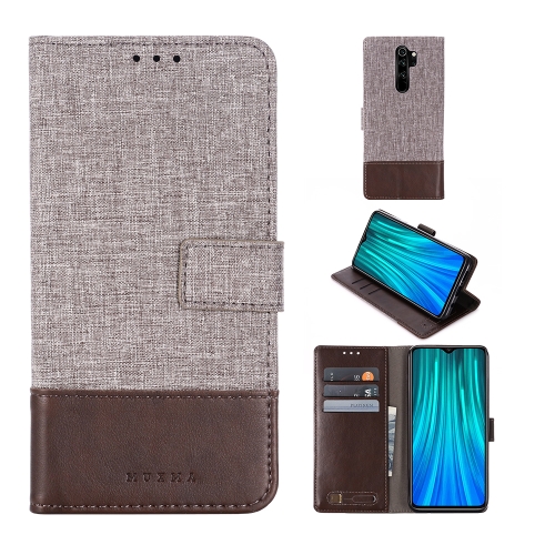 

For Xiaomi Redmi Note 8 Pro MUMXA MX102 Horizontal Flip Canvas Stitching Leather Case with Holder & Card Slots & Wallet(Brown)