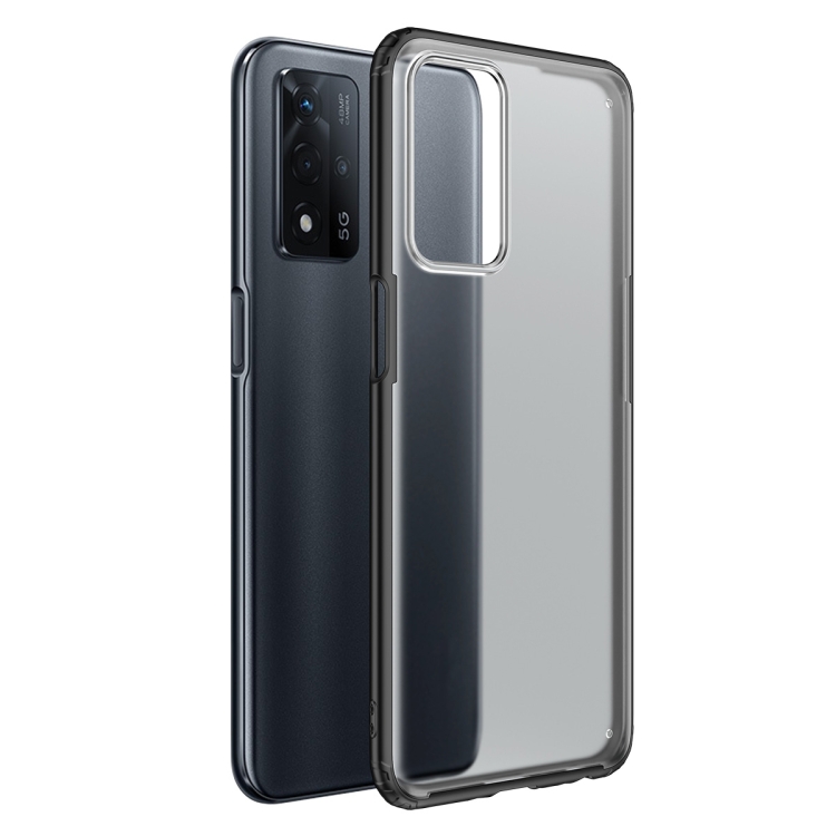 

For OPPO A93s 5G Armor PC + TPU Shockproof Phone Case(Black)