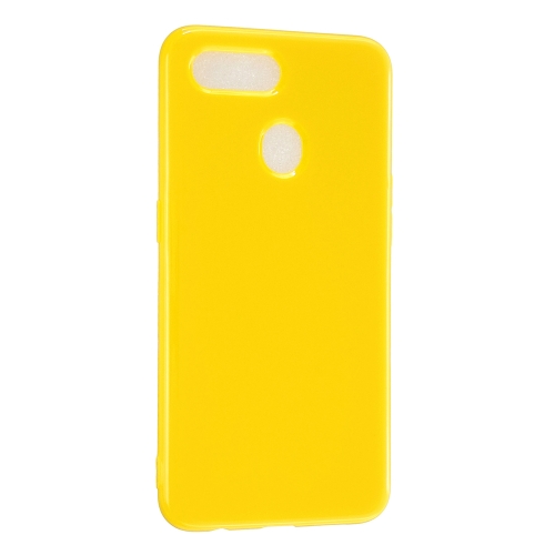 

For OPPO A7 / A5s 2.0mm Thick TPU Candy Color Protective Case(Yellow)