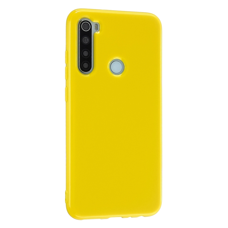 

For OPPO Realme 5 Pro 2.0mm Thick TPU Candy Color Protective Case(Yellow)