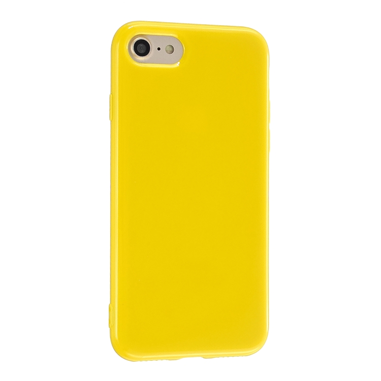 

For OPPO A1K / Realme C2 2.0mm Thick TPU Candy Color Protective Case(Yellow)