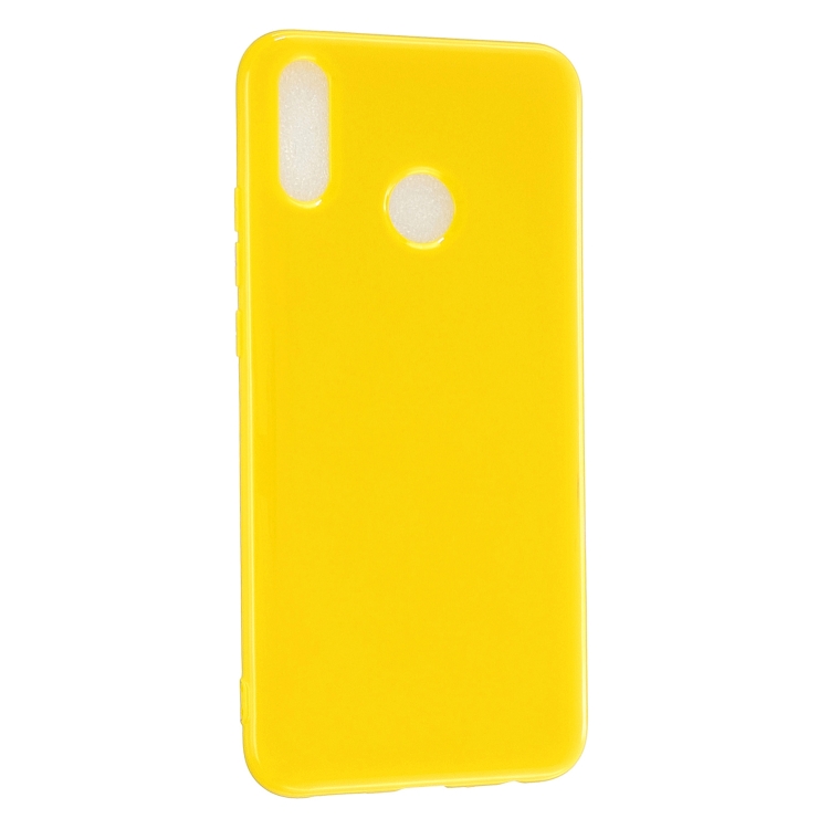 

For OPPO Realme 3 Pro 2.0mm Thick TPU Candy Color Protective Case(Yellow)