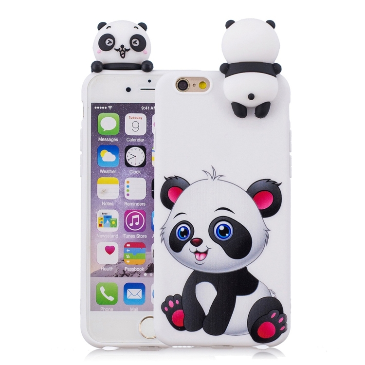 

For iPhone 6 Plus Shockproof Cartoon TPU Protective Case(Panda)