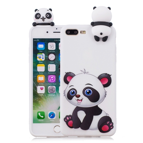 

For iPhone 7 Plus / 8 Plus Shockproof Cartoon TPU Protective Case(Panda)