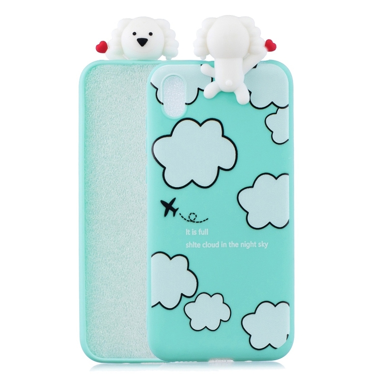 

For Huawei Enjoy 8s Shockproof Cartoon TPU Protective Case(Clouds)