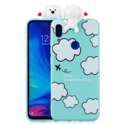 

For Xiaomi Redmi 7 Shockproof Cartoon TPU Protective Case(Clouds)