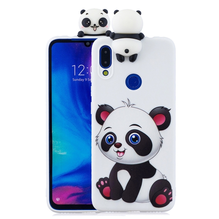 

For Xiaomi Redmi 7 Shockproof Cartoon TPU Protective Case(Panda)