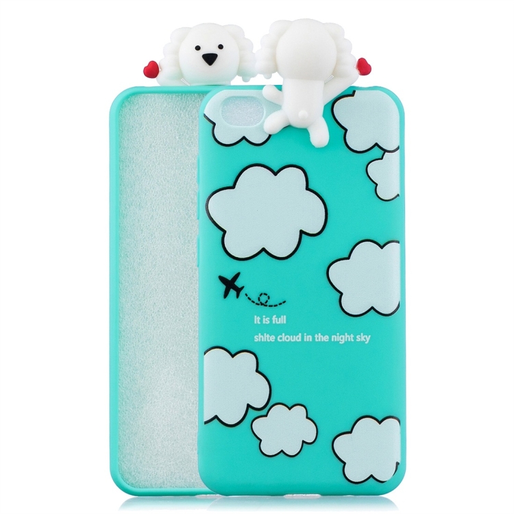 

For Xiaomi Redmi Go Shockproof Cartoon TPU Protective Case(Clouds)