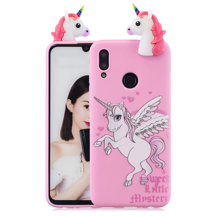 

For Huawei P Smart 2019 Shockproof Cartoon TPU Protective Case(Unicorn)