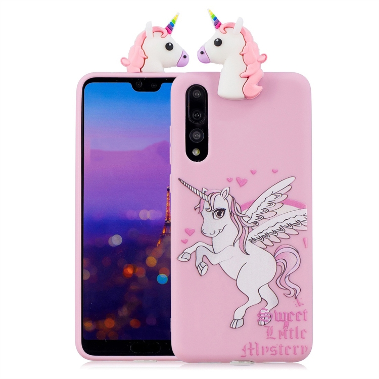 

For Huawei P20 Shockproof Cartoon TPU Protective Case(Unicorn)