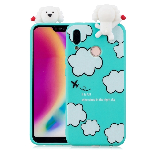 

For Huawei P20 Lite Shockproof Cartoon TPU Protective Case(Clouds)