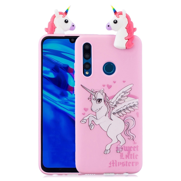 

For Huawei P30 Lite Shockproof Cartoon TPU Protective Case(Unicorn)