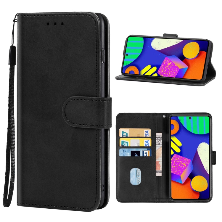 

Leather Phone Case For Samsung Galaxy F62 / M62(Black)