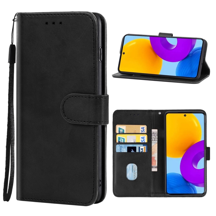 

Leather Phone Case For Samsung Galaxy M52 5G(Black)