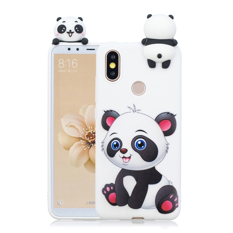 

For Huawei Y6 (2019) Shockproof Cartoon TPU Protective Case(Panda)
