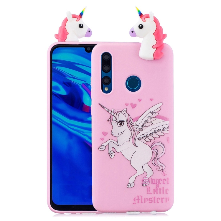 

For Huawei Y7 (2019) Shockproof Cartoon TPU Protective Case(Unicorn)