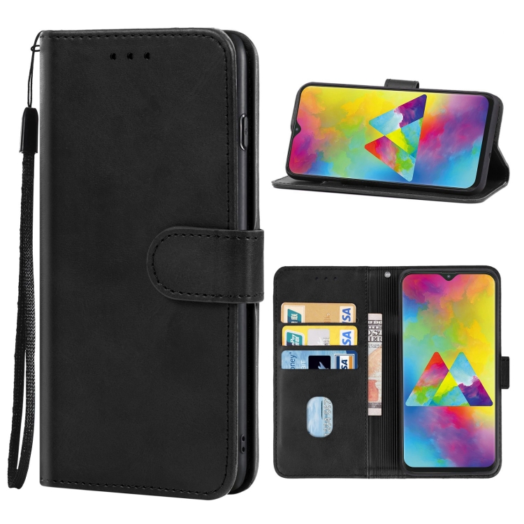

Leather Phone Case For Samsung Galaxy M20(Black)