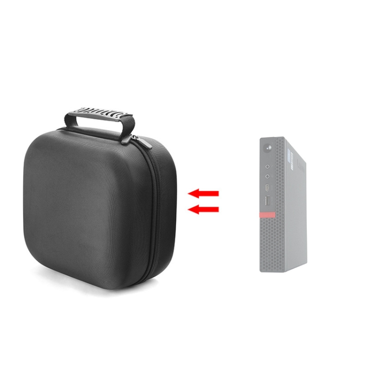 

For Lenovo ThinkCentre M710Q Mini PC Protective Storage Bag(Black)