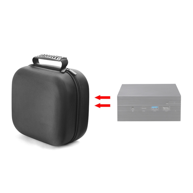 

For ASUS PN40 Mini PC Protective Storage Bag(Black)