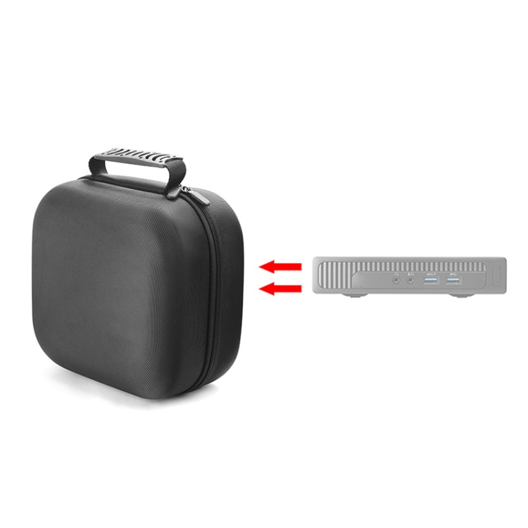 

For HP 600G1 DM Mini PC Protective Storage Bag(Black)