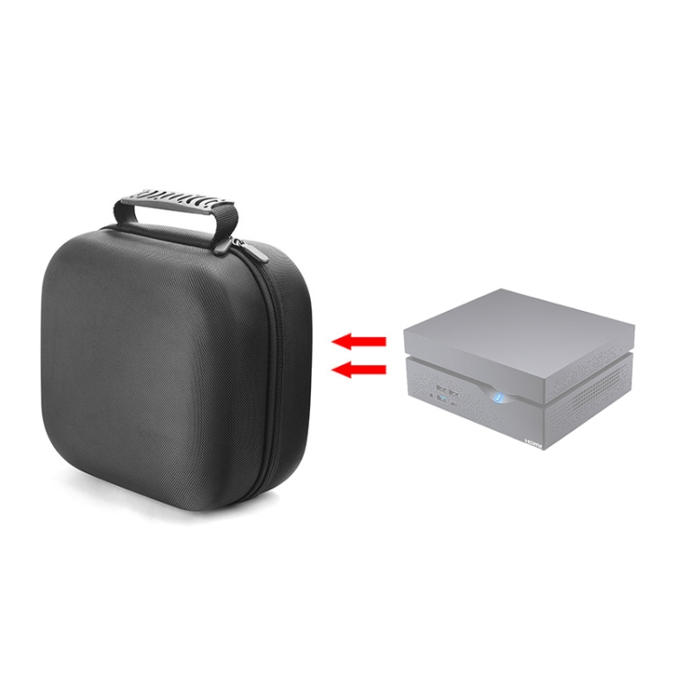 

For ASUS VIVO mini VC66 Mini PC Protective Storage Bag(Black)