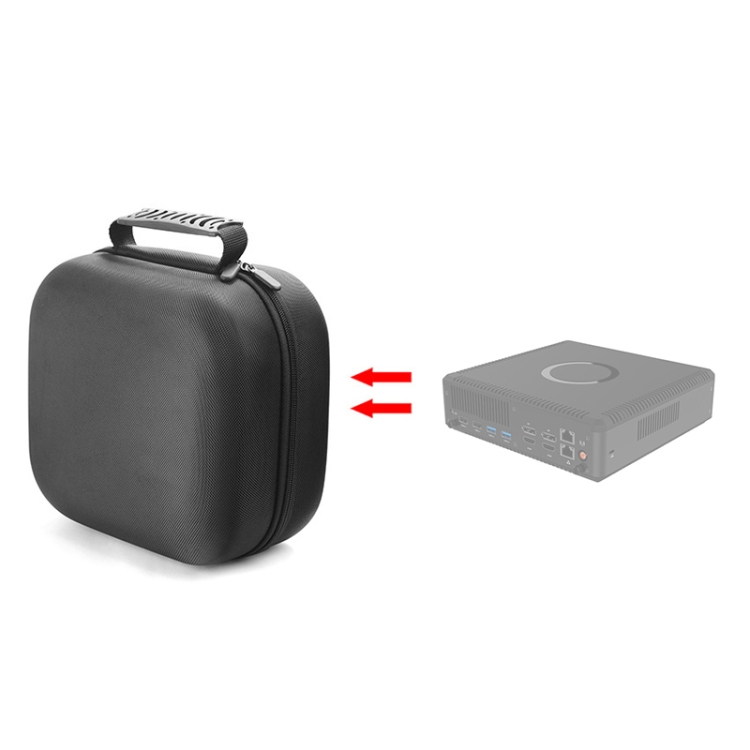 

For ZOTAC EN1070K Mini PC Protective Storage Bag(Black)