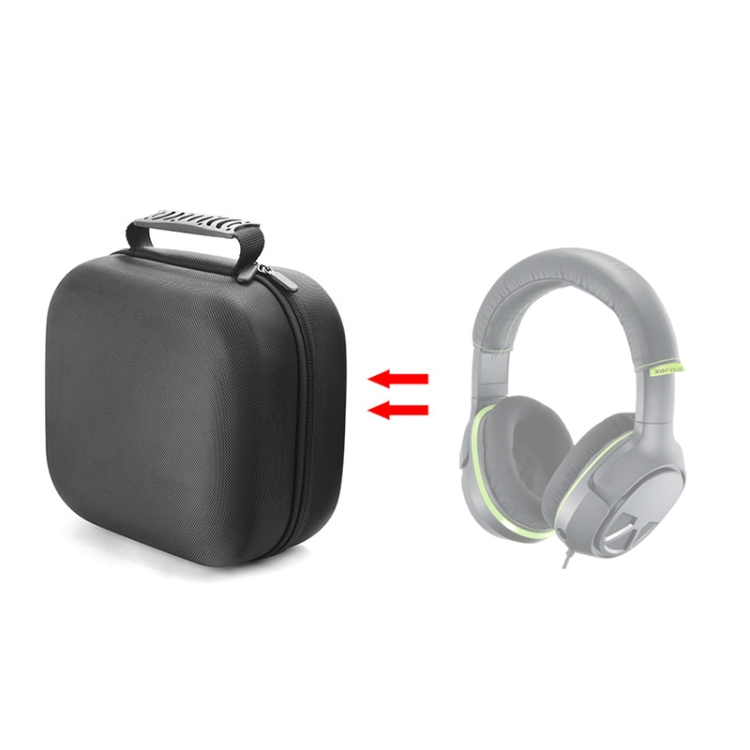 

For Turtle Beach XO4 Headset Protective Storage Bag(Black)