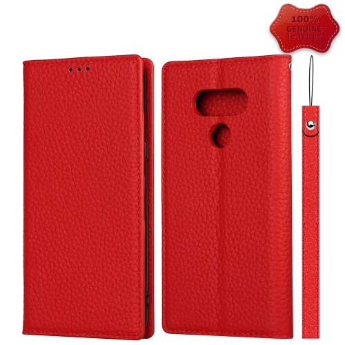 

For LG Style3 L-41A Litchi Texture Top Layer Cowhide Leather Phone Case(Red)