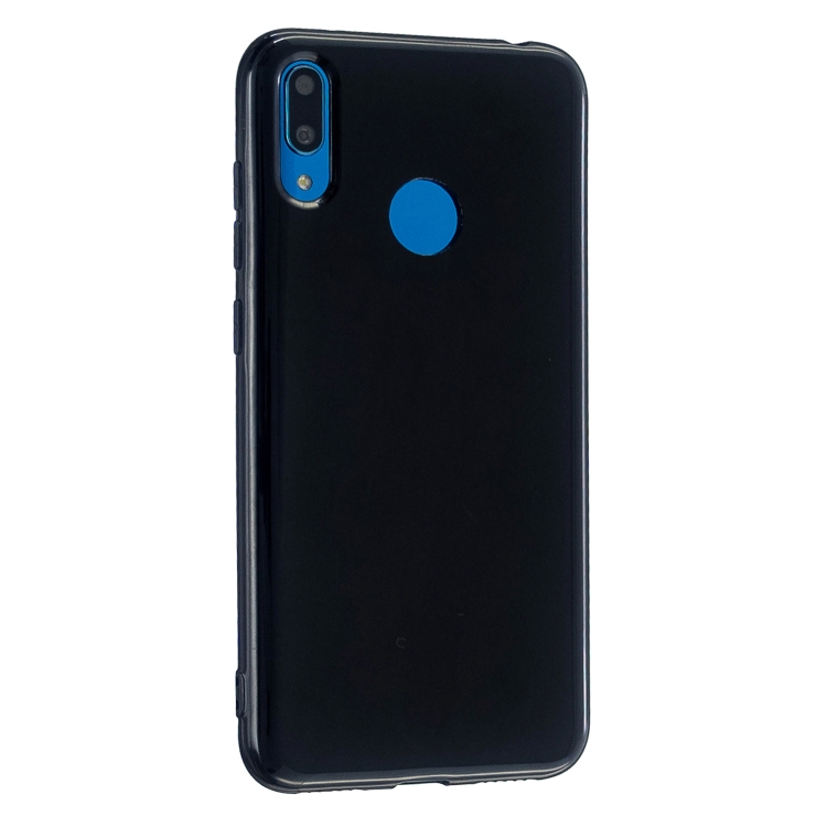 

For Huawei Y7 (2019) 2.0mm Thick TPU Candy Color Protective Case(Black)