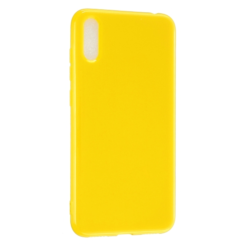 

For Huawei Y7 Pro (2019) 2.0mm Thick TPU Candy Color Protective Case(Yellow)