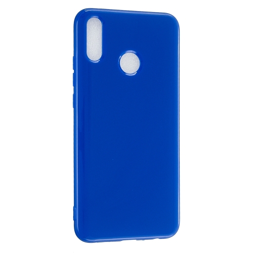 

For Huawei Y9 (2019) 2.0mm Thick TPU Candy Color Protective Case(Dark Blue)