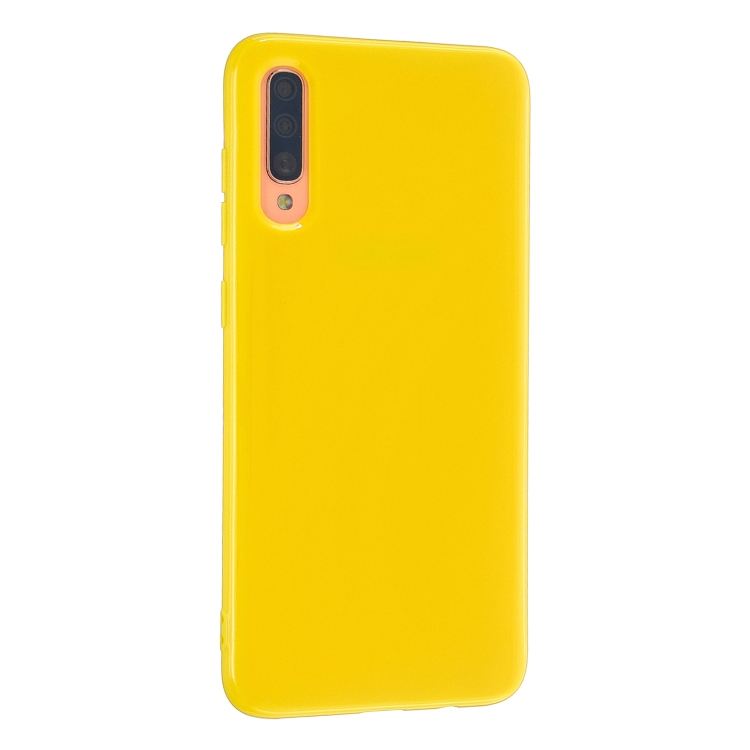 

For Huawei Honor 20 SE 2.0mm Thick TPU Candy Color Protective Case(Yellow)