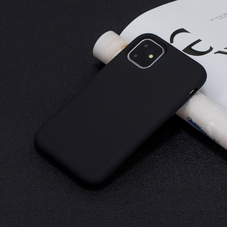 

For iPhone 11 3 in 1 Shockproof PC + Silicon Case(Black)