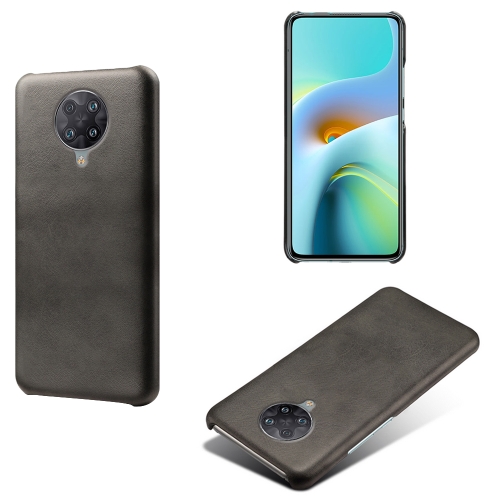 

For Xiaomi Redmi K30 Pro Calf Texture PC + PU Phone Case(Black)