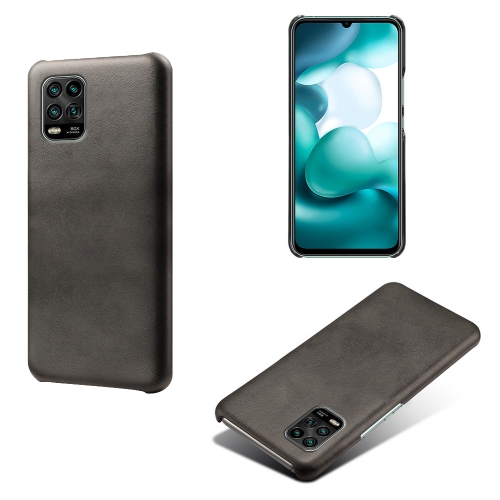 

For Xiaomi Mi 10 Lite 5G / Mi 10 Youth 5G Calf Texture PC + PU Phone Case(Black)