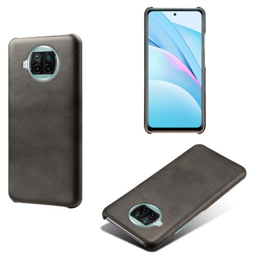 

For Xiaomi Mi 10T Lite 5G Calf Texture PC + PU Phone Case(Black)