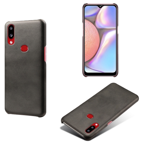 

Calf Texture PC + PU Phone Case For Samsung Galaxy A10s(Black)
