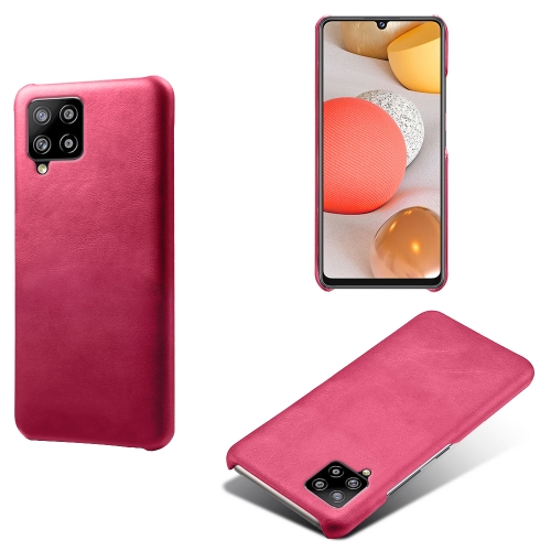 

Calf Texture PC + PU Phone Case For Samsung Galaxy A41(Rose Red)