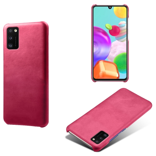 

Calf Texture PC + PU Phone Case For Samsung Galaxy A41(EU)(Rose Red)