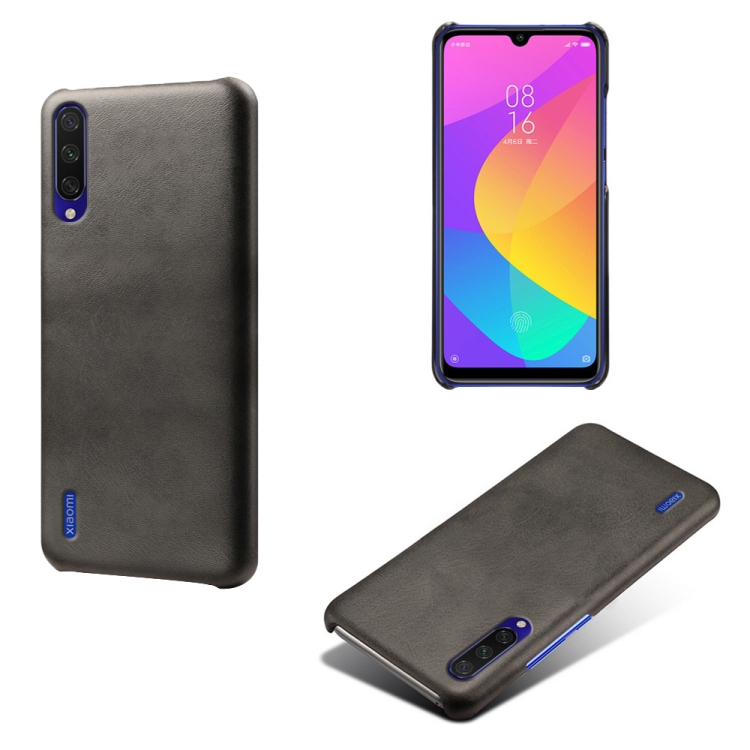 

For Xiaomi Mi CC9e / Mi A3 Calf Texture PC + PU Phone Case(Black)
