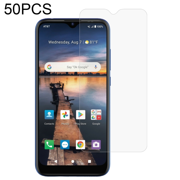 

50 PCS 0.26mm 9H 2.5D Tempered Glass Film For Cricket Maestro Plus
