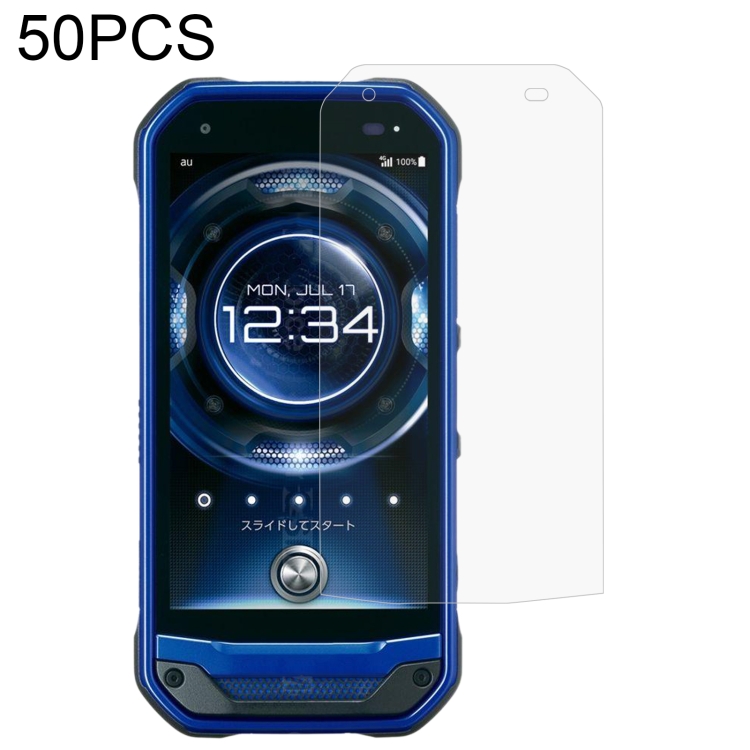 

50 PCS 0.26mm 9H 2.5D Tempered Glass Film For Kyocera Torque G03 KYV41