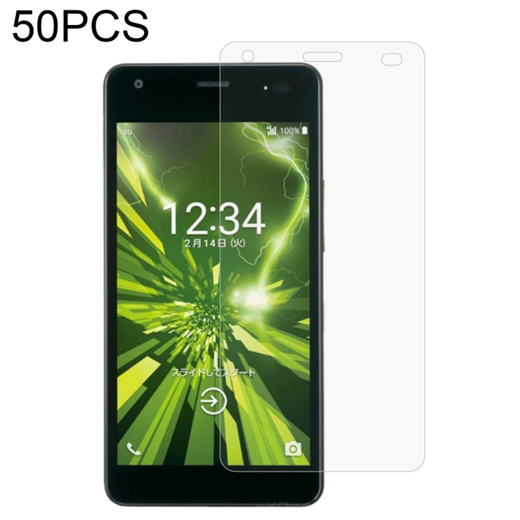 

50 PCS 0.26mm 9H 2.5D Tempered Glass Film For Kyocera Miraie F KYV39