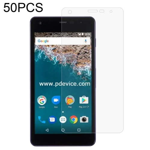 

50 PCS 0.26mm 9H 2.5D Tempered Glass Film For Kyocera Android One S2